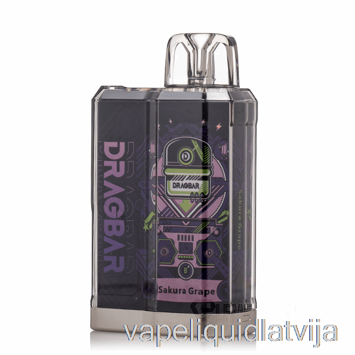 Dragbar B3500 Vienreizējās Lietošanas Sakura Vīnogu Vape šķidrums